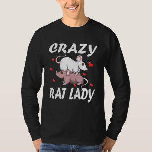 Camiseta Rat Pet Sayings Ratos Rodents Rat Lady