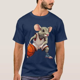Camiseta Rat T-Shirt, jogador de basquete