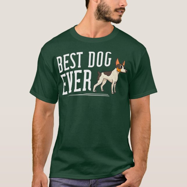 Camiseta Rat Terrier Dog Puppies Proprietário Lover _31 (Frente)