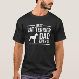 Camiseta Rat Terrier Melhor Proprietário de Cachorro do Pai