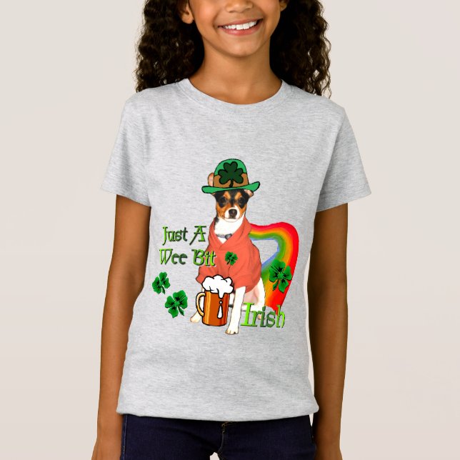 Camiseta Rat Terrier St Patricks (Frente)