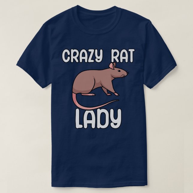 Camiseta Ratazana louca (Frente do Design)