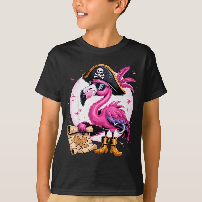 Camiseta Rate Nk Flamingo Funny Halloween Party Costume Men (Frente)