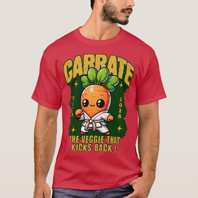 Camiseta rate The veggie that kicks back (Frente)