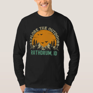 Camiseta Rathdrum Idaho Explore O Ar Livre