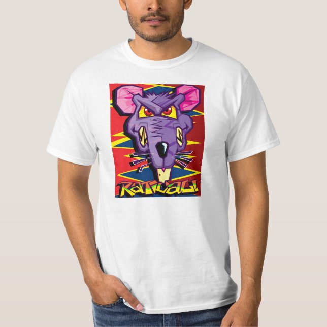 Camiseta RATical pelo pop americano de Dave Weiss (Frente)