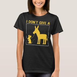 Camiseta ratinho andando burro que eu não dou a ratos 1