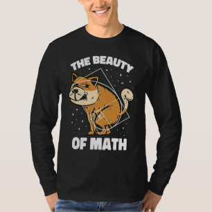 Camiseta Ratio Fibonacci Ouro Cão Para Matemática