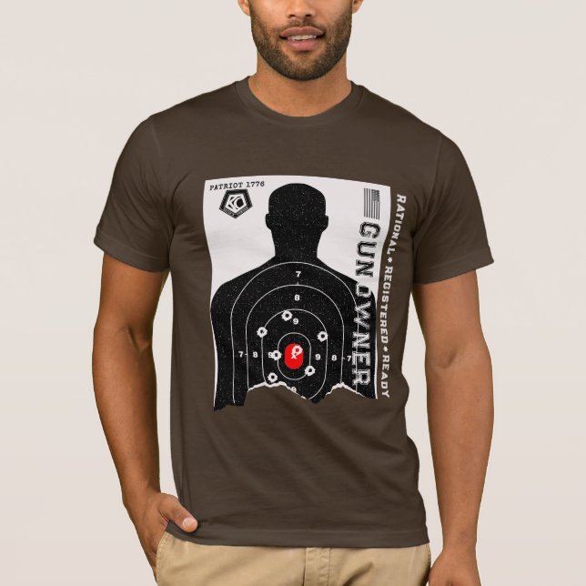 Camiseta Rational Registered and Ready Gun Owner (Frente)