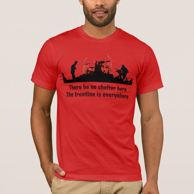 Camiseta RATM - No Shelter (Frente)