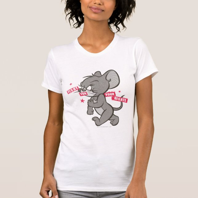 Camiseta Rato 3 de Tom e Jerry Tough (Frente)
