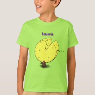 Camiseta Rato bonito com ilustração de desenho animado de