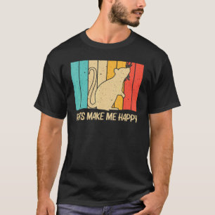 Camiseta Rato Bonito Para Homens Rato Rato Rato Rato Rato R