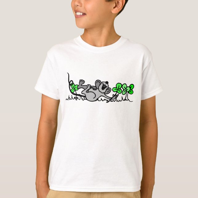 Camiseta Rato Brincando De Camarões (Frente)