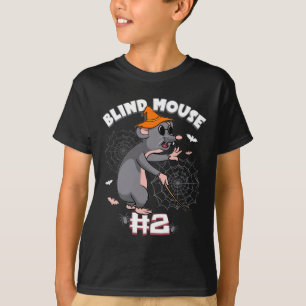 Camiseta Rato Cego Engraçado #2 Halloween Família Ghost Gro