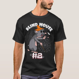 Camiseta Rato Cego Engraçado #2 Halloween Família Ghost Gro