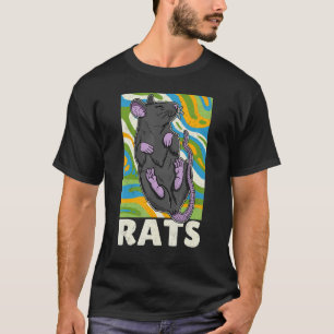 Camiseta Rato-Cinto Doméstico Rato Rodante Rato Rato Rato B