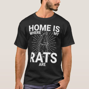 Camiseta Rato-Cinto Doméstico Rato Rodante Rato Rato Rato B