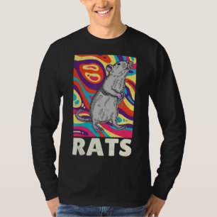 Camiseta Rato-Cinto Doméstico Rato Rodante Rato Rodent Pet