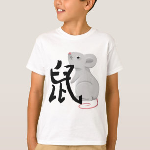 Camiseta rato com caráter