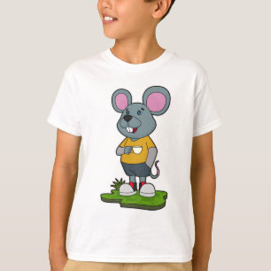 Camiseta Rato com copo de café