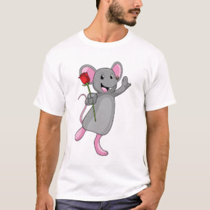 Camiseta Rato com ventilador de Rosa