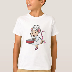 Camiseta Rato como cozinhar com o chapéu Panorâmico e Cozin