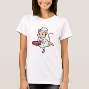 Camiseta Rato como cozinhar com o chapéu Panorâmico e Cozin