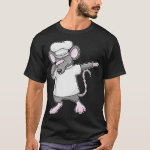 Camiseta Rato como cozinheiro no laboratório de dança de sa