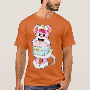 Camiseta Rato como enfermeiro com caixa