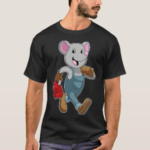 Camiseta Rato como Faz-tudo com Caixa de Ferramentas