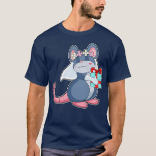 Camiseta Rato como Noiva com Presente de Véu