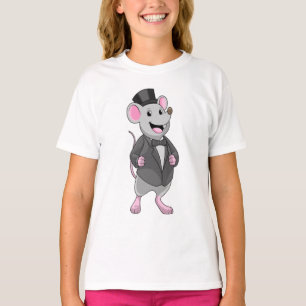 Camiseta Rato como Noivo com Laço