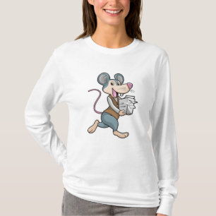 Camiseta Rato como Secretário com Papel