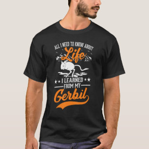 Camiseta Rato da Corrida Mongólia Gerbil