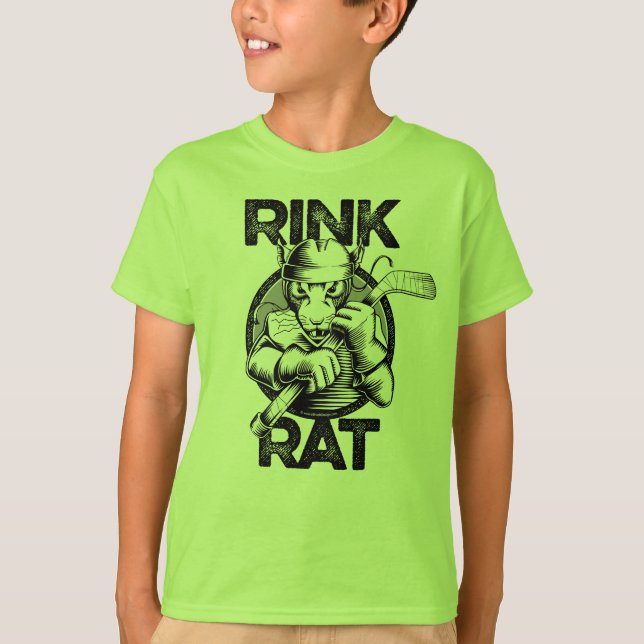 Camiseta Rato da Rink de Hóquei (Frente)