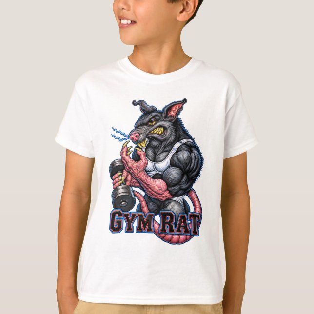 CAMISETA RATO DE ACADEMIA (Frente)