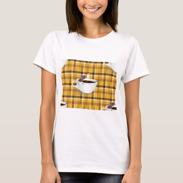 Camiseta rato de café (Frente)