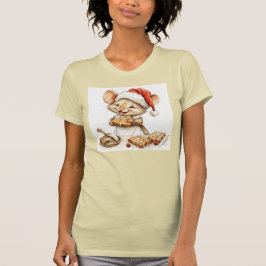 Camiseta Rato de chef de Natal bonito