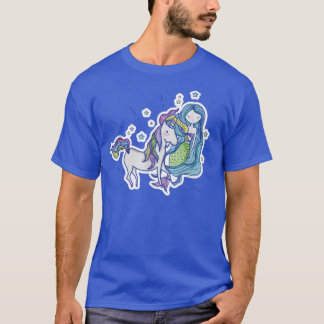 Camiseta Rato de fada da sereia da Unicorn