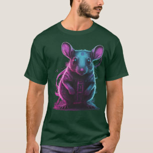 Camiseta rato de laboratório significa camiseta, rato de la