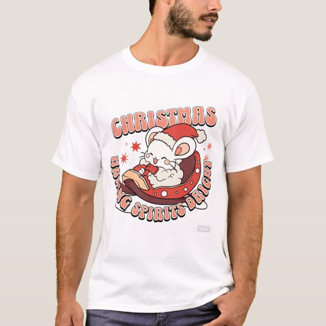 Camiseta Rato de Natal (Frente)