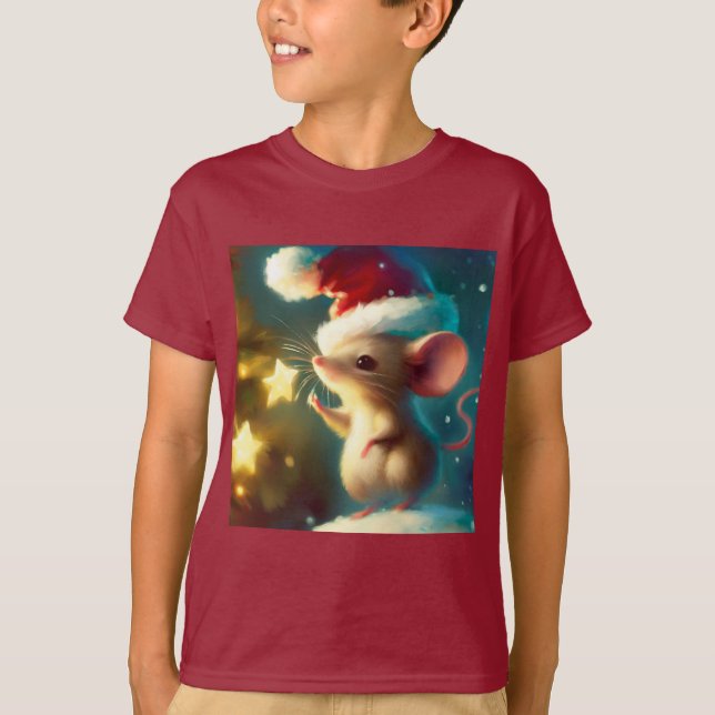 Camiseta Rato de Natal 1 (Frente)