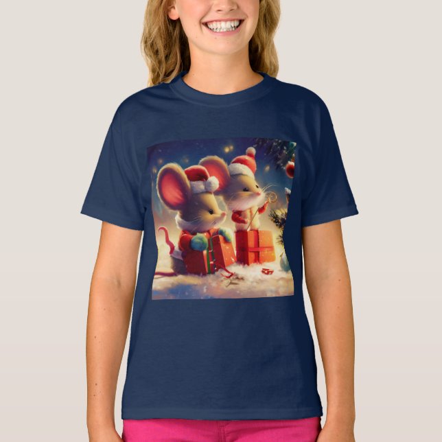 Camiseta Rato de Natal 3 (Frente)