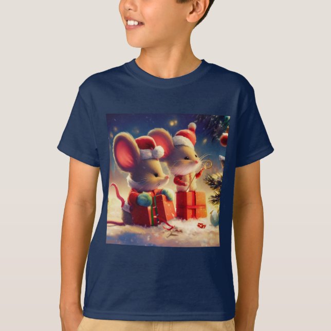 Camiseta Rato de Natal 3 (Frente)