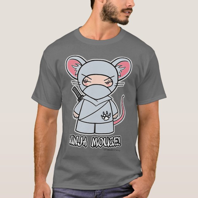 Camiseta Rato de Ninja! T-shirt (Frente)