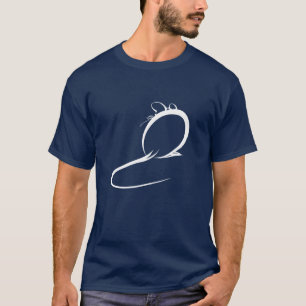 Camiseta Rato de pintura de Sumi E Brushaft japonês