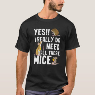 Camiseta Rato De Rato De Rato De Rato Gerbil Maus Ratón Pet