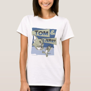 Camiseta Rato de Tom e de Jerry Scaredey