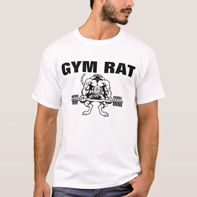 Camiseta Gym Is My Therapy Gym Rat Academia Unissex